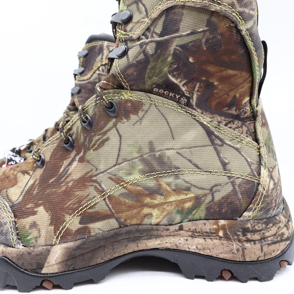 Rocky GameSeeker Hunting Boots Mens 11 Camo Nylon Waterproof RKY0016 New - Picture 5 of 16